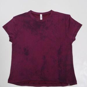 Lululemon Train to Be Short Sleeve Marvel / Black Size S Mesh Ventilation